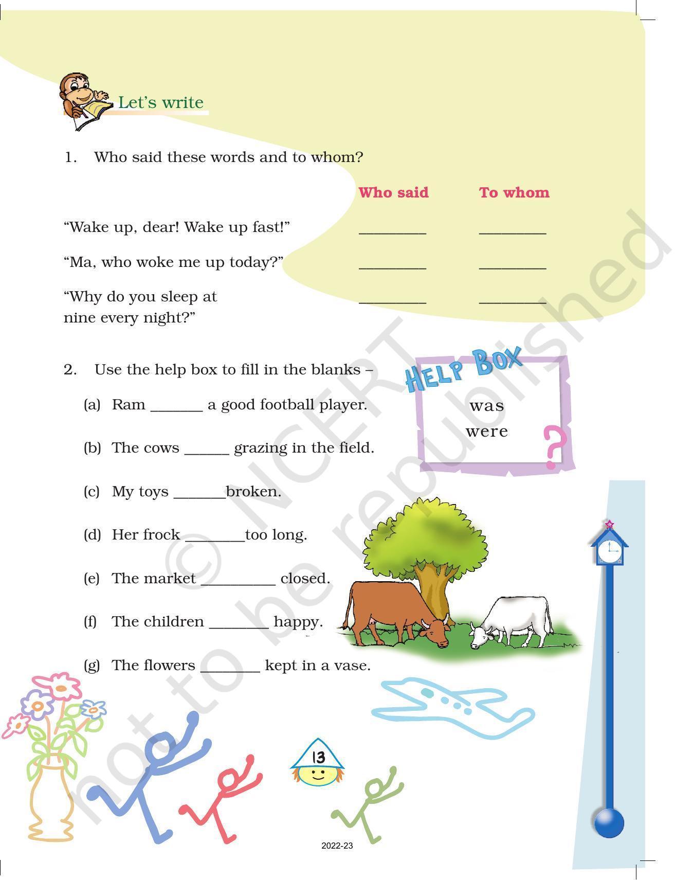 NCERT Book for Class 4 English Chapter 2 Neha’s Alarm Clock - Page 13