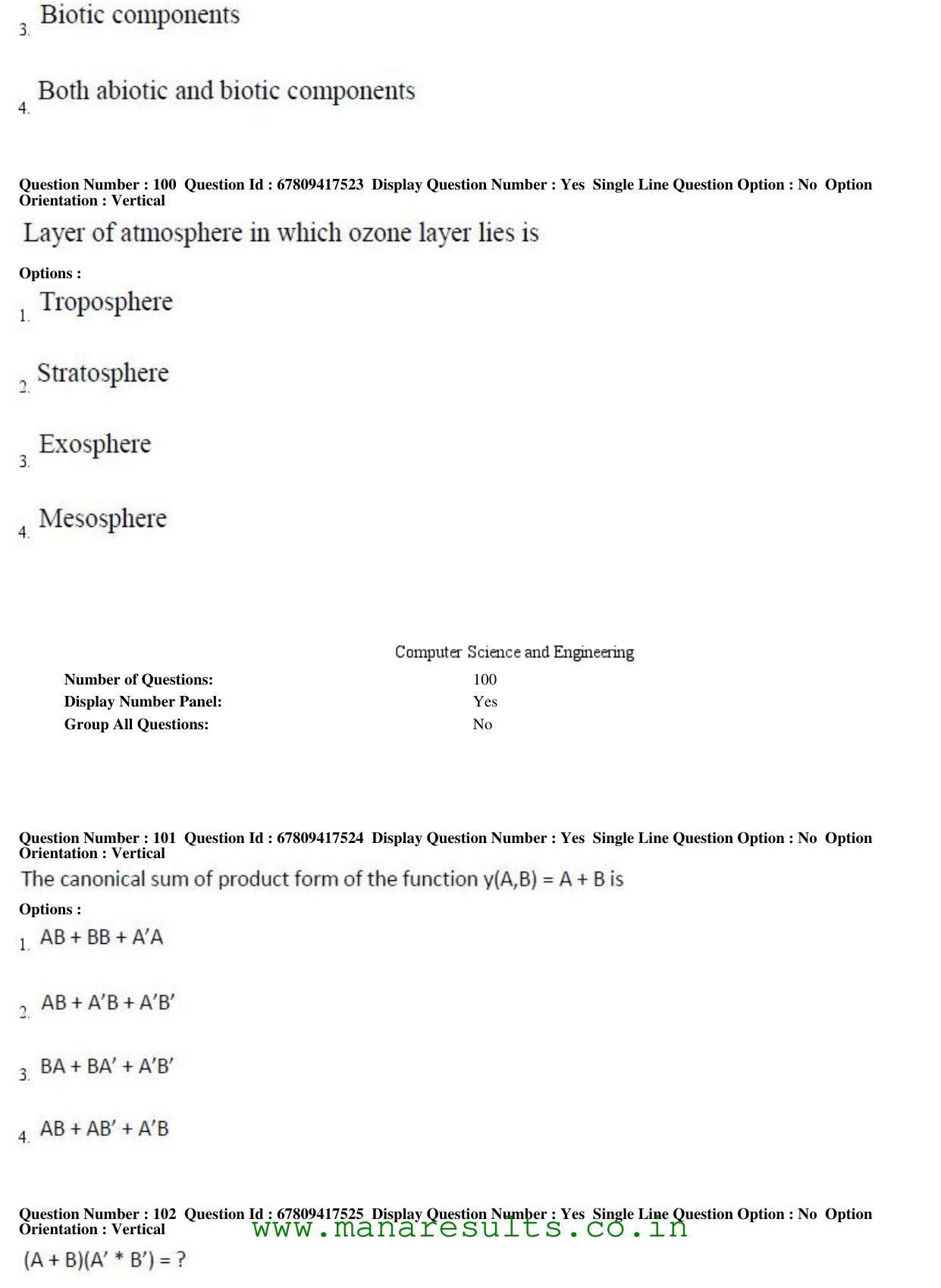 AP ECET 2018 - Computer Science Engineering Old Previous Question Papers - Page 37