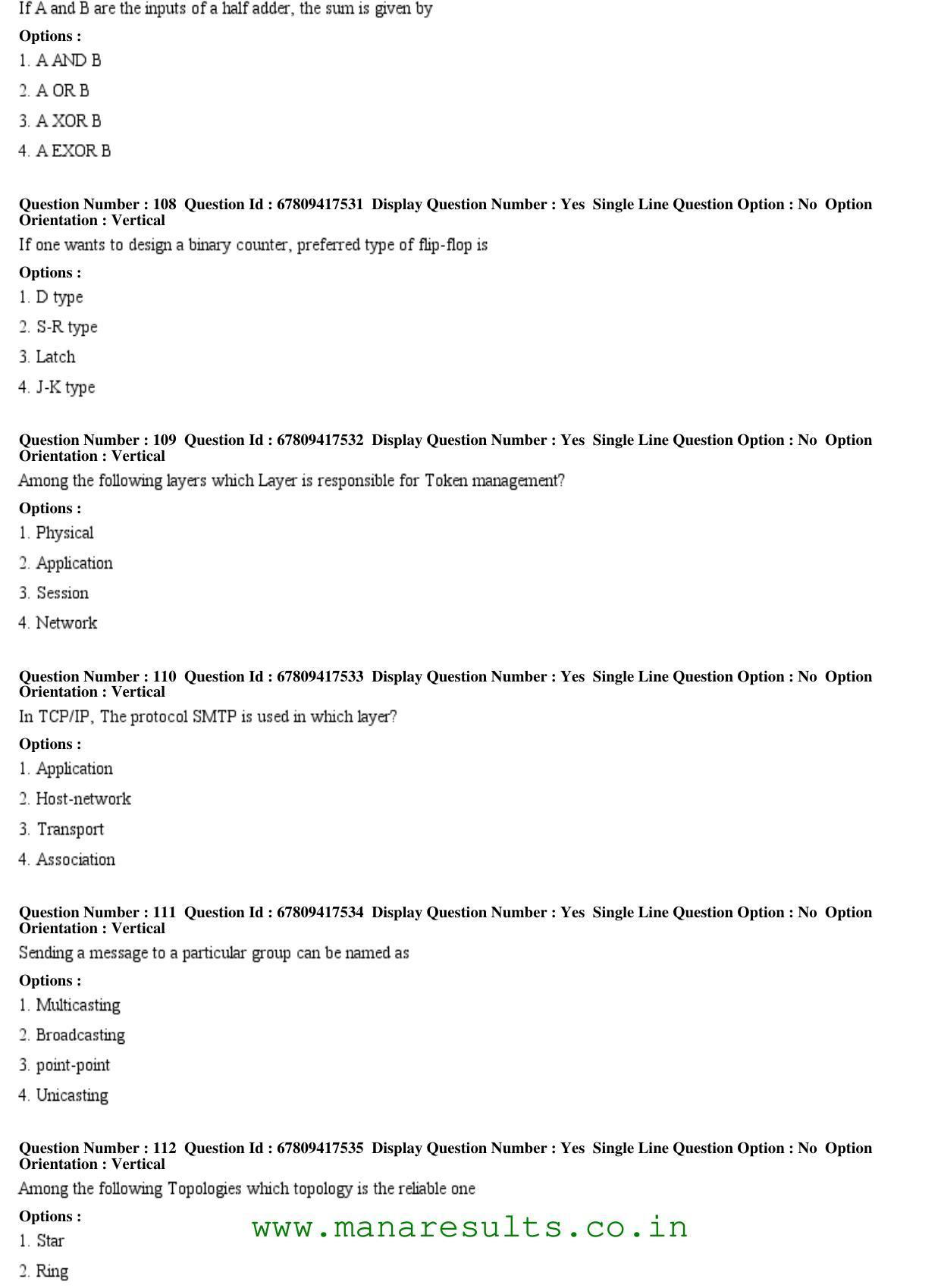AP ECET 2018 - Computer Science Engineering Old Previous Question Papers - Page 39
