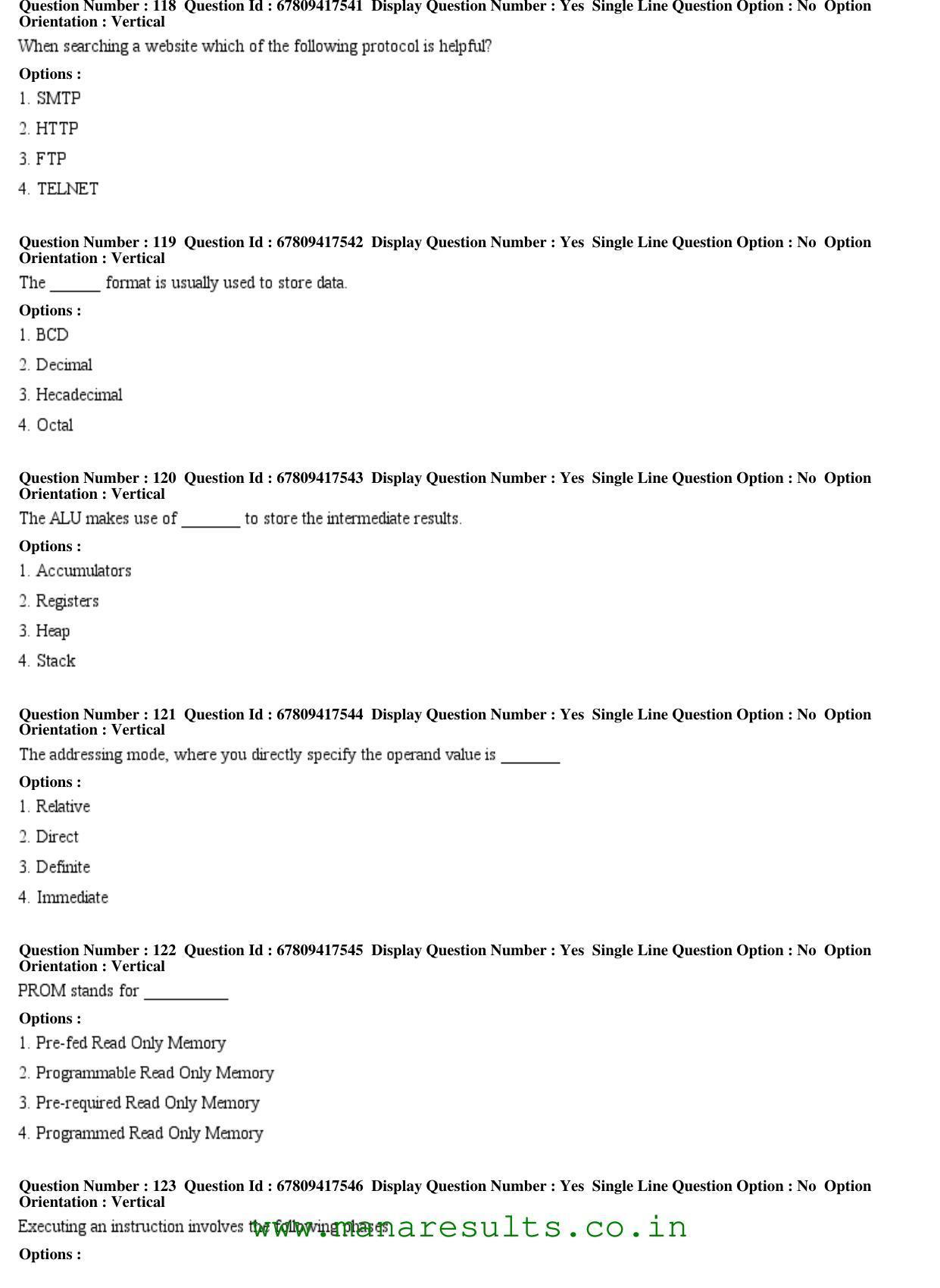 AP ECET 2018 - Computer Science Engineering Old Previous Question Papers - Page 41