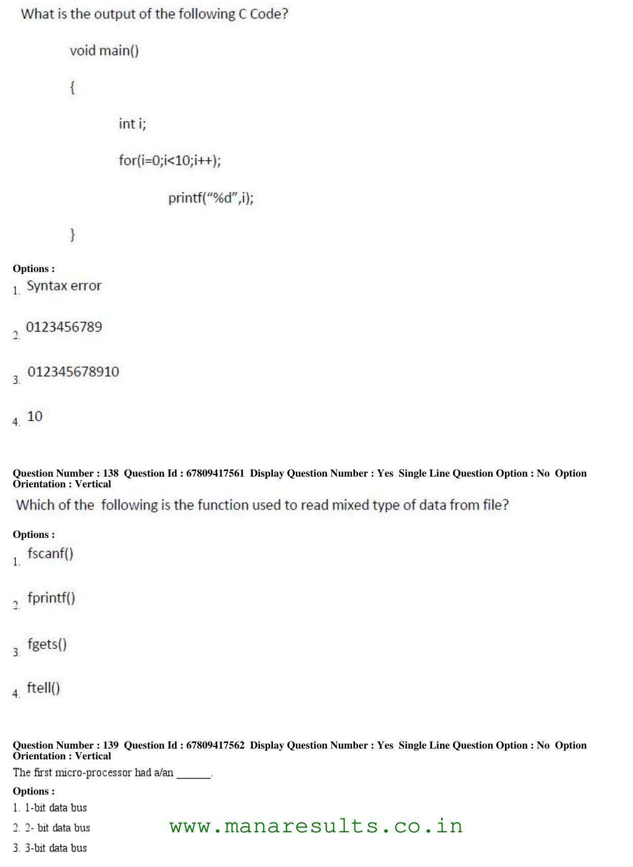 AP ECET 2018 - Computer Science Engineering Old Previous Question Papers - Page 46