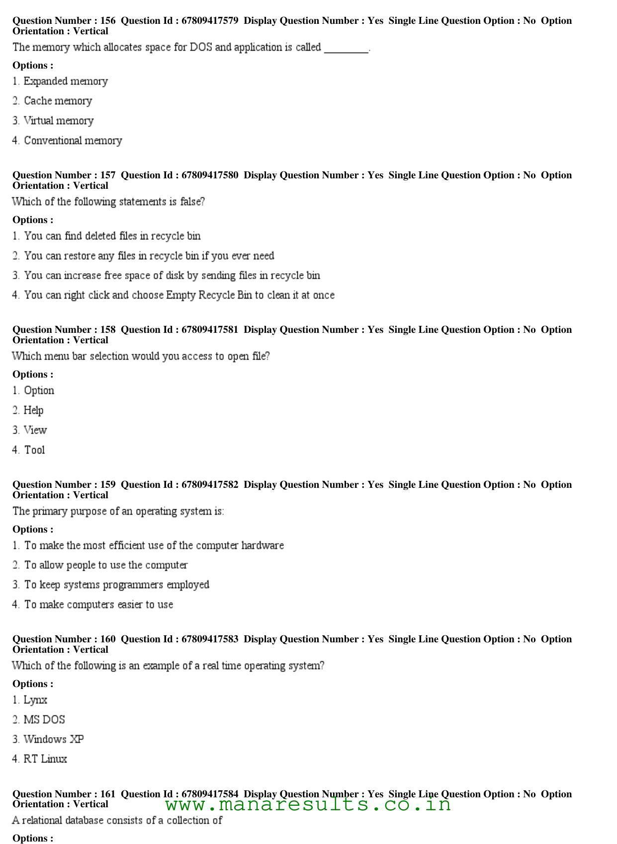 AP ECET 2018 - Computer Science Engineering Old Previous Question Papers - Page 50