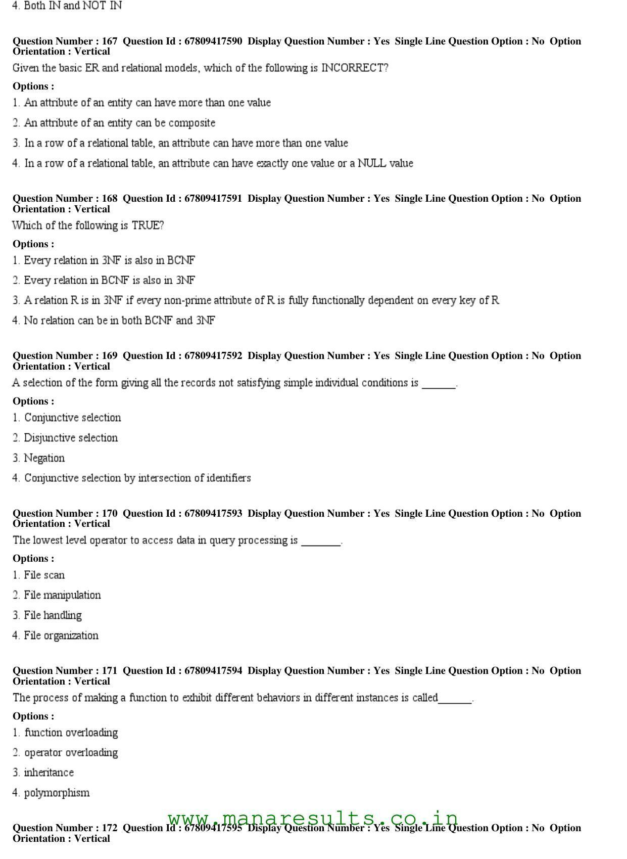 AP ECET 2018 - Computer Science Engineering Old Previous Question Papers - Page 52