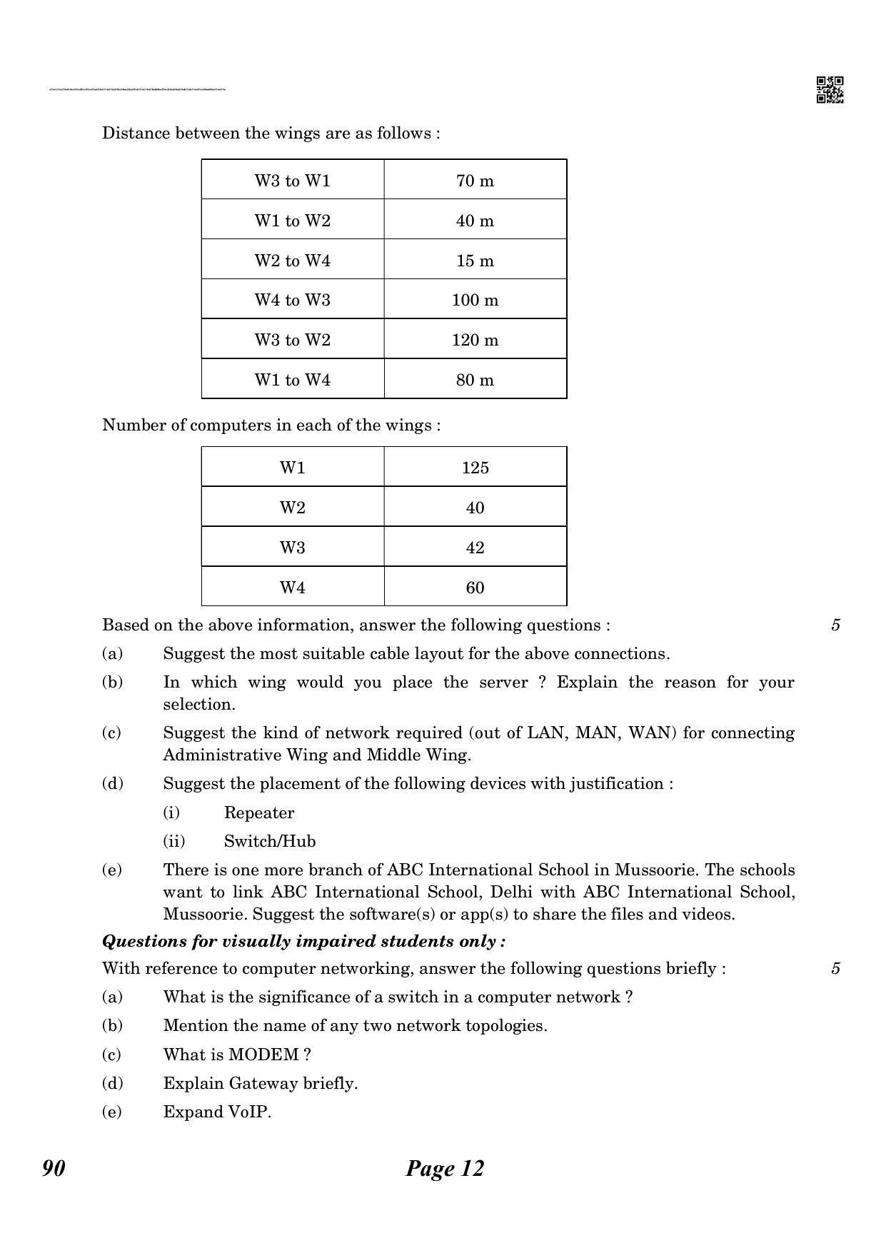 CBSE Class 12 QP_065_informatic_practice_new 2021 Compartment Question Paper - Page 12
