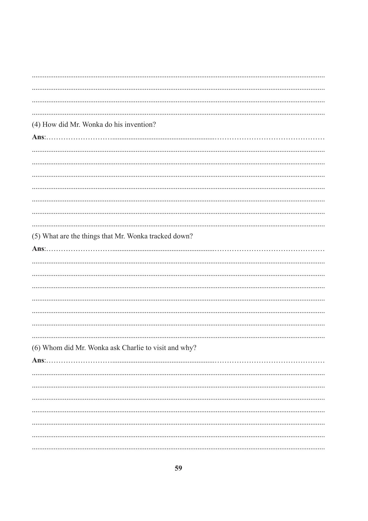Tripura Board Class 7 English Workbooks - Page 59