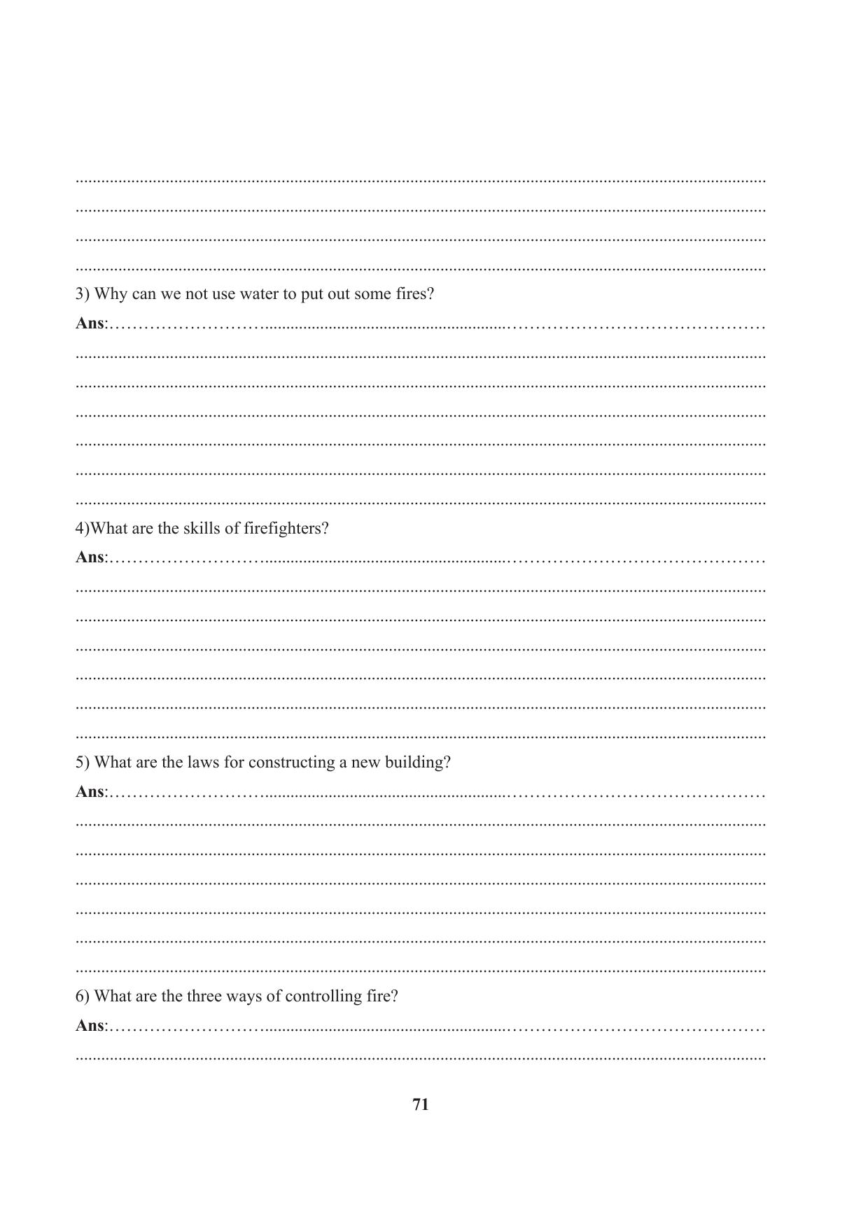 Tripura Board Class 7 English Workbooks - Page 71