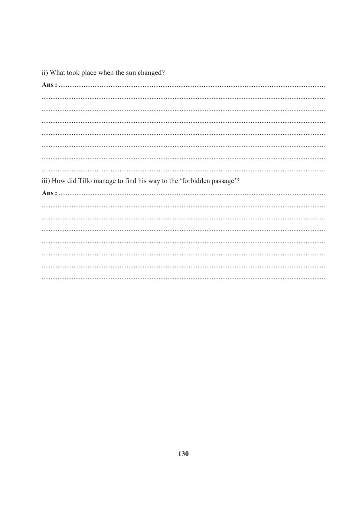 Tripura Board Class 7 English Workbooks - Page 130