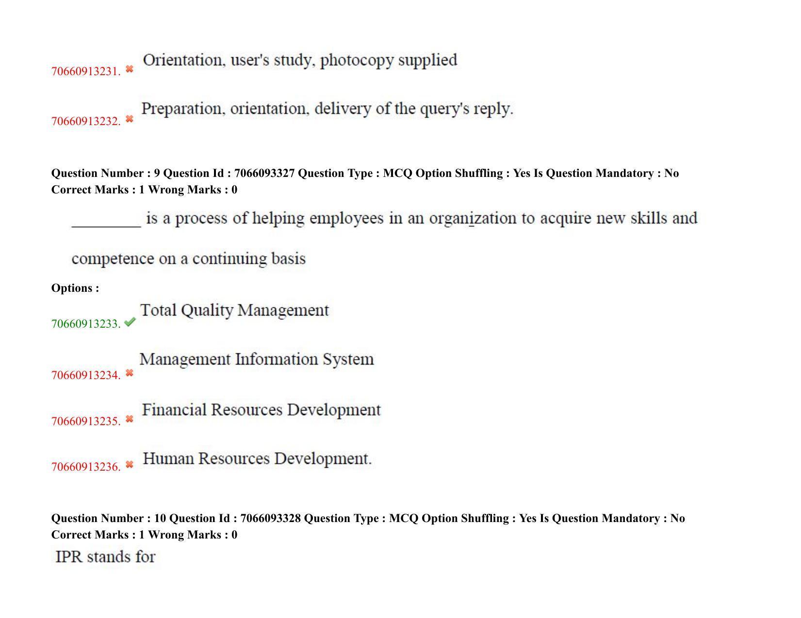 TS CPGET 2020 Master of Library and Information Science (M.L.I.Sc) 1 year  course (Shift 1) Question Paper with Answer Key - Page 7