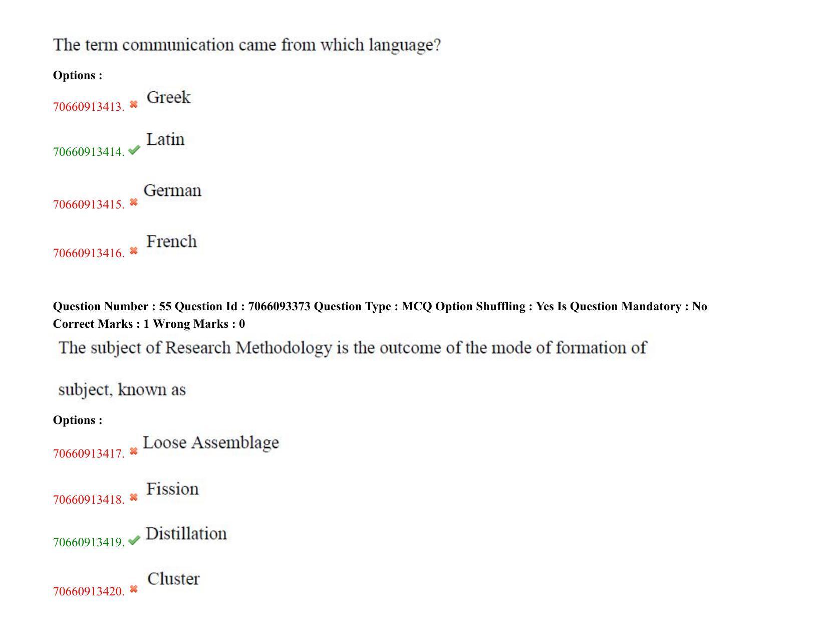 TS CPGET 2020 Master of Library and Information Science (M.L.I.Sc) 1 year  course (Shift 1) Question Paper with Answer Key - Page 31