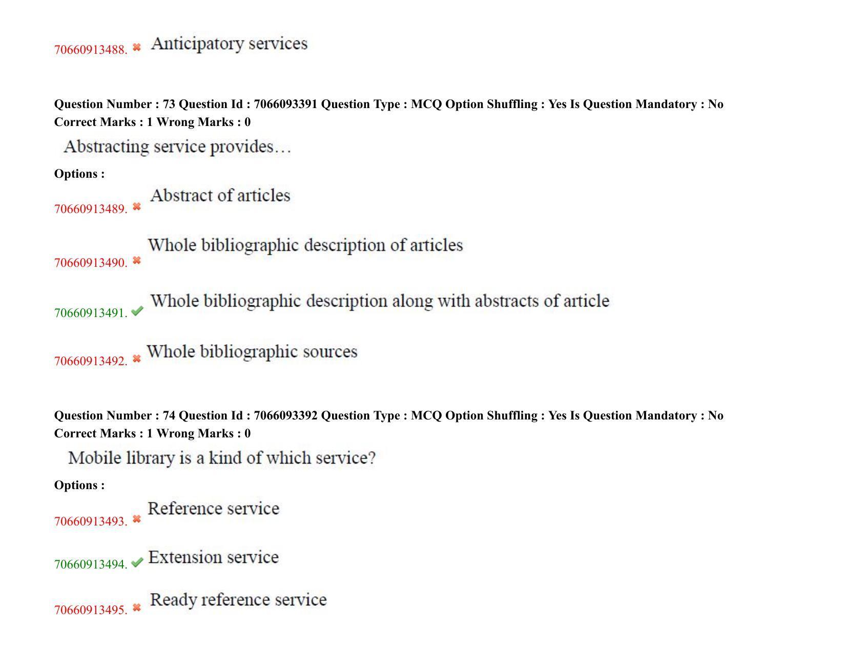 TS CPGET 2020 Master of Library and Information Science (M.L.I.Sc) 1 year  course (Shift 1) Question Paper with Answer Key - Page 41