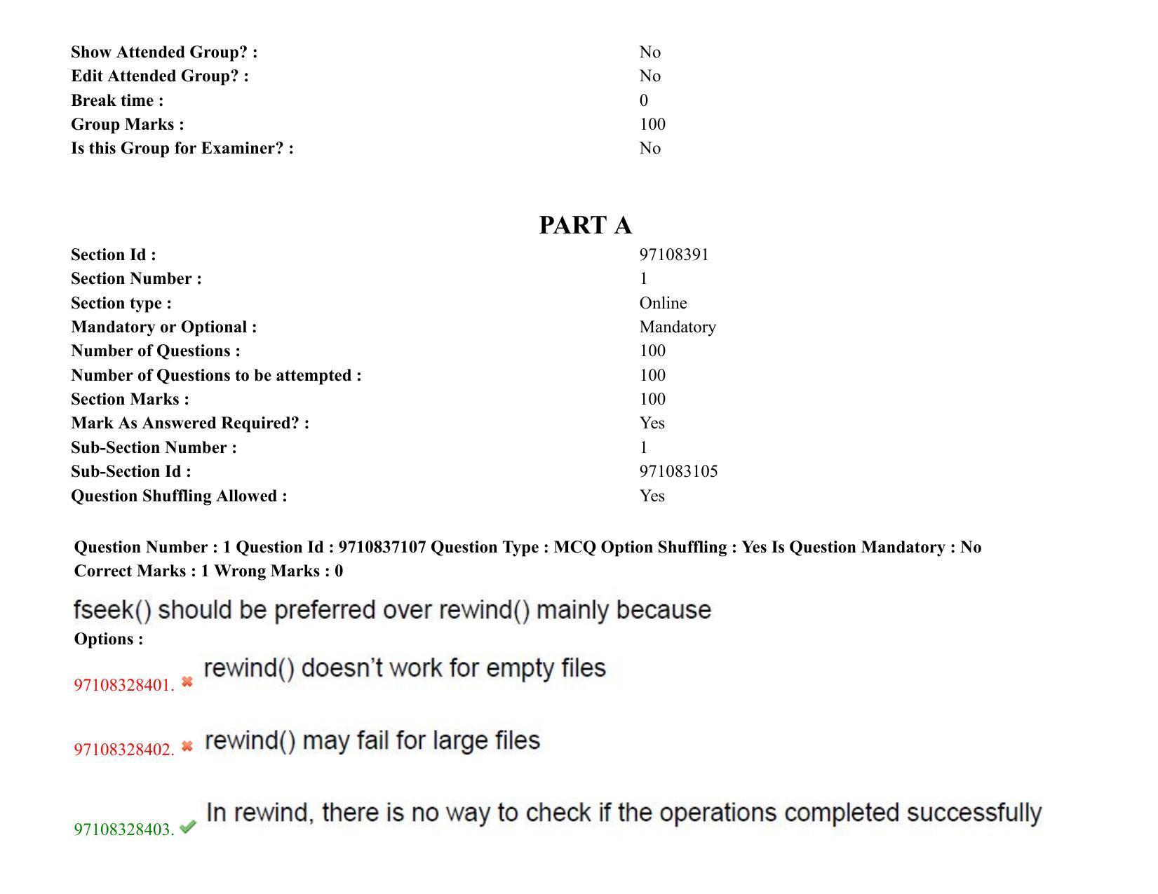TS CPGET 2020 M.Sc. Computer Science (Shift 2) Question Paper with Answer Key - Page 2
