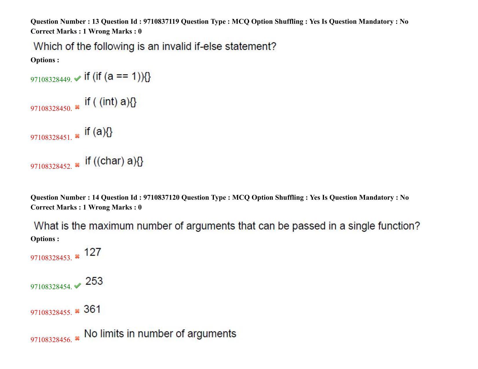 TS CPGET 2020 M.Sc. Computer Science (Shift 2) Question Paper with Answer Key - Page 10