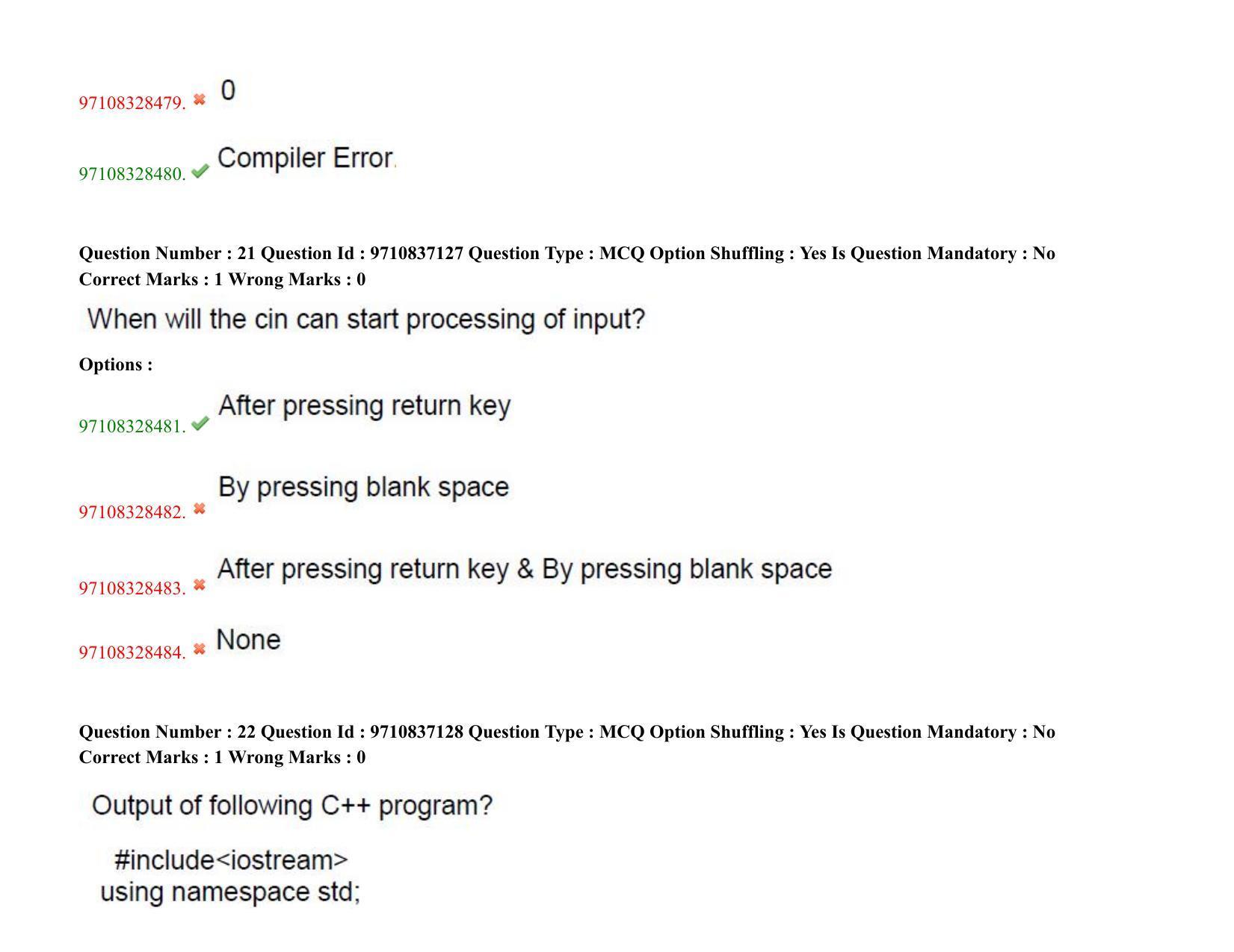 TS CPGET 2020 M.Sc. Computer Science (Shift 2) Question Paper with Answer Key - Page 16