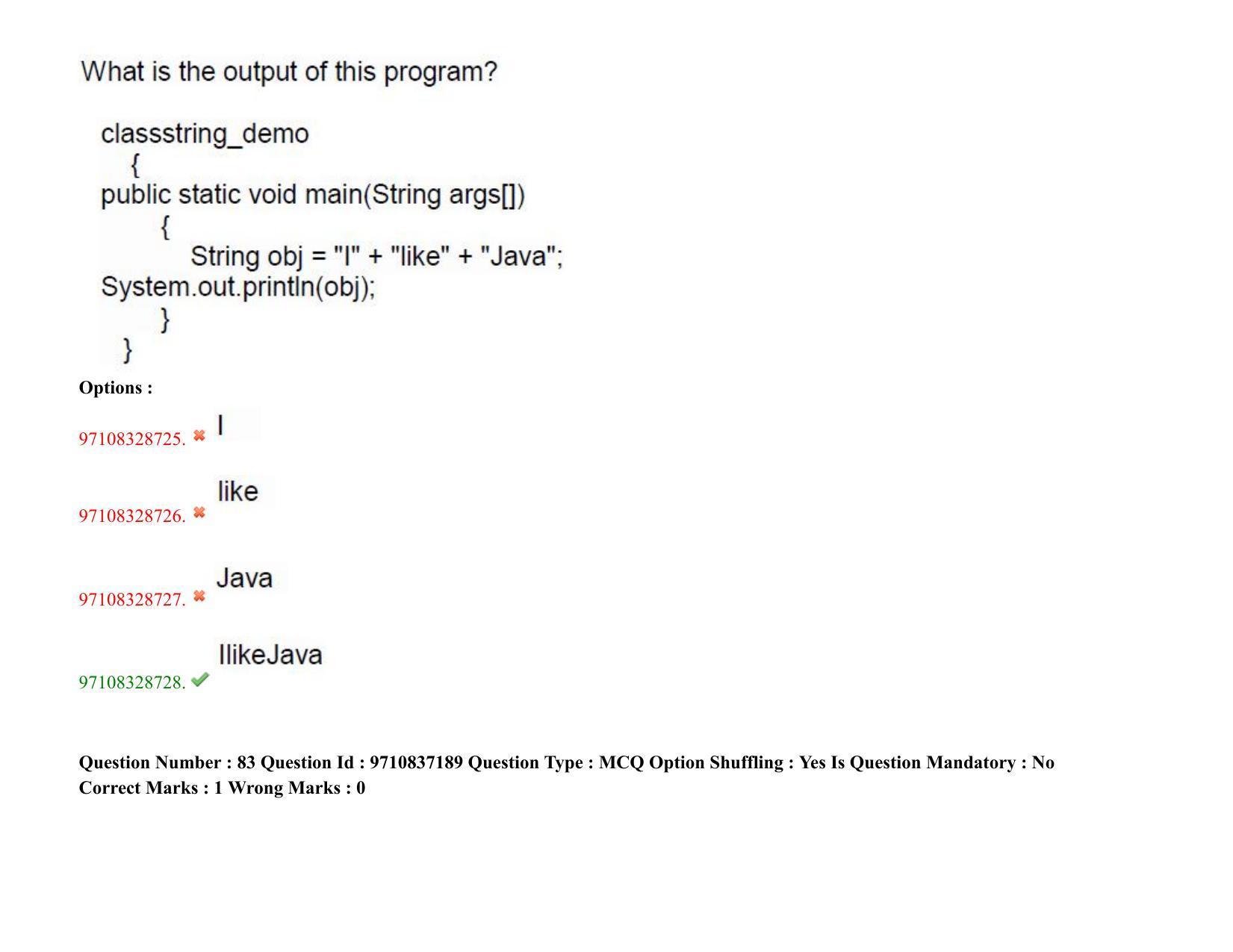 TS CPGET 2020 M.Sc. Computer Science (Shift 2) Question Paper with Answer Key - Page 55