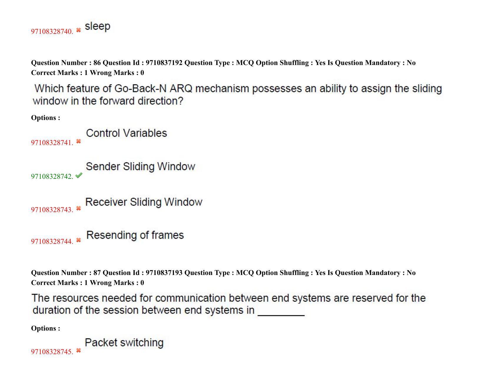 TS CPGET 2020 M.Sc. Computer Science (Shift 2) Question Paper with Answer Key - Page 58