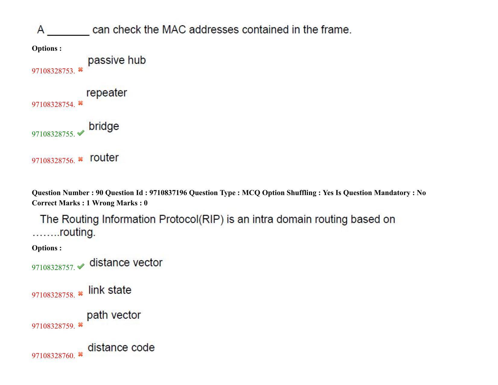 TS CPGET 2020 M.Sc. Computer Science (Shift 2) Question Paper with Answer Key - Page 60