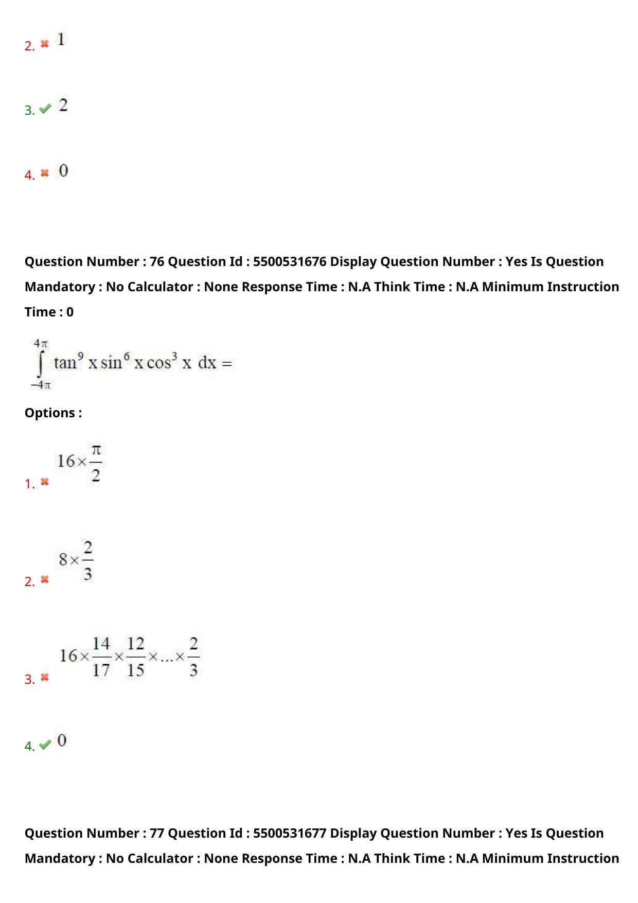 AP EAPCET 2023 - 18 May 2023 Forenoon - Master Engineering Question Paper With Preliminary Keys Shift 2 - Page 62