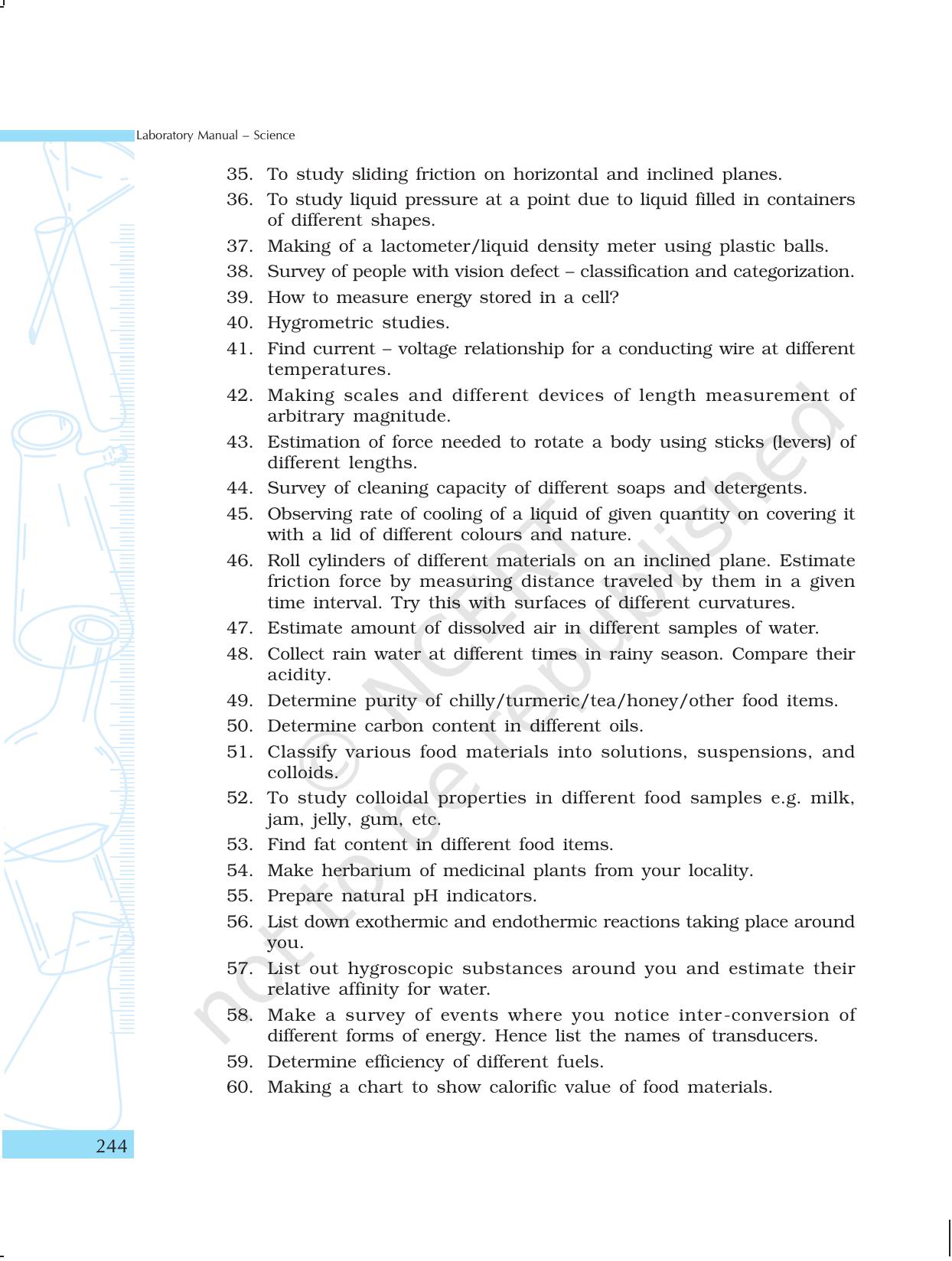 NCERT Laboratory Manuals for Class X Science - Project Work - Page 4