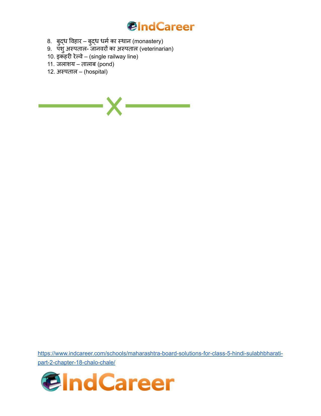 Maharashtra Board Solutions for Class 5- Hindi Sulabhbharati (Part 2): Chapter 18- चलों-चलें - Page 3
