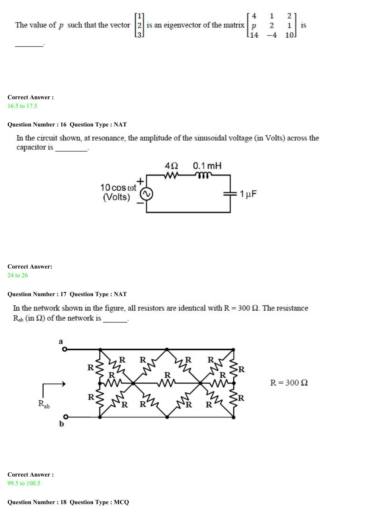 GATE 2015 Electronics and Communication Engineering (EC) Question Paper with Answer Key - Page 7
