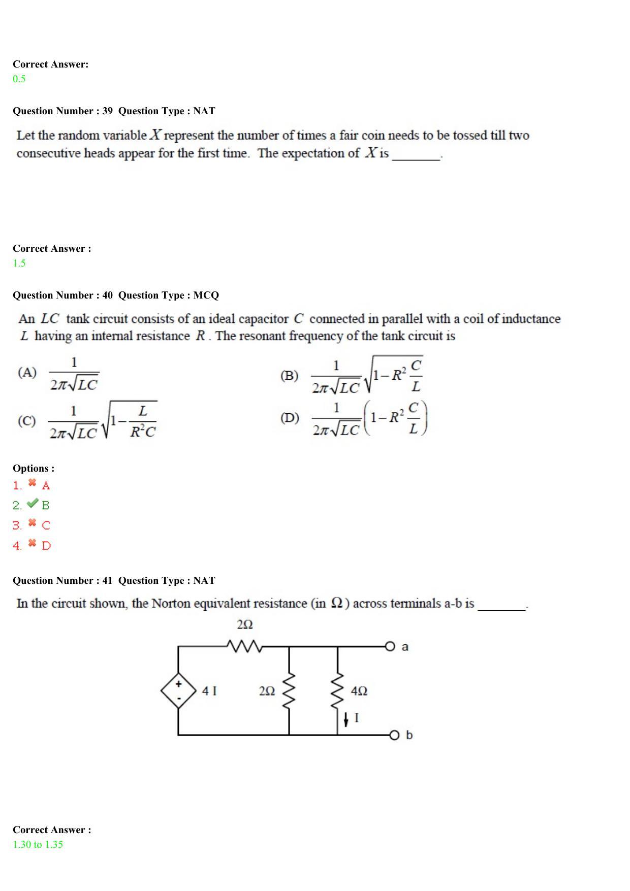 GATE 2015 Electronics and Communication Engineering (EC) Question Paper with Answer Key - Page 41