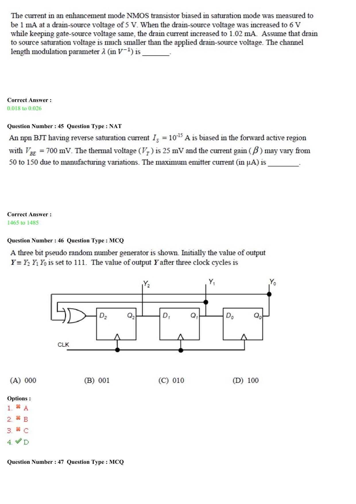 GATE 2015 Electronics and Communication Engineering (EC) Question Paper with Answer Key - Page 69