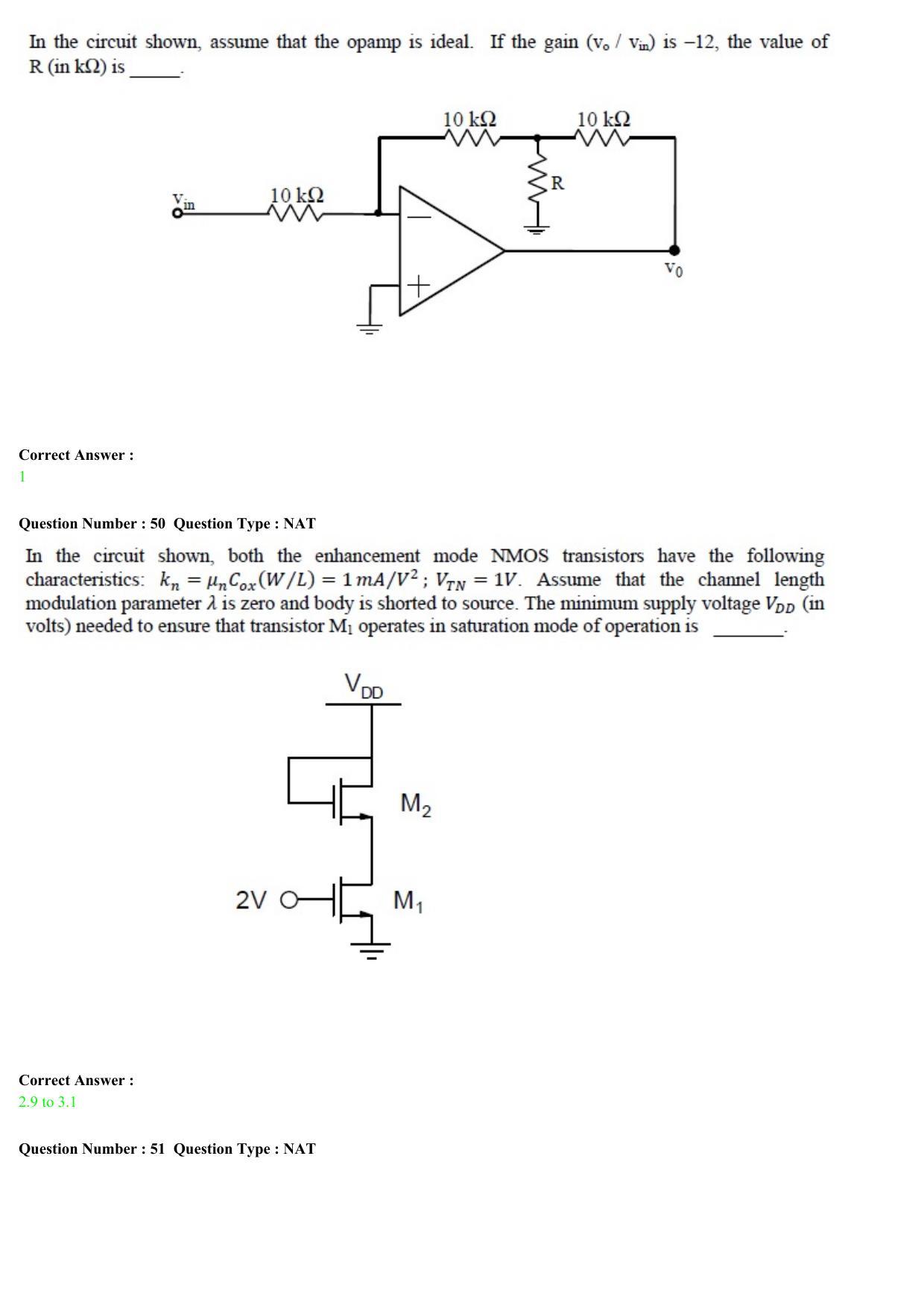 GATE 2015 Electronics and Communication Engineering (EC) Question Paper with Answer Key - Page 71