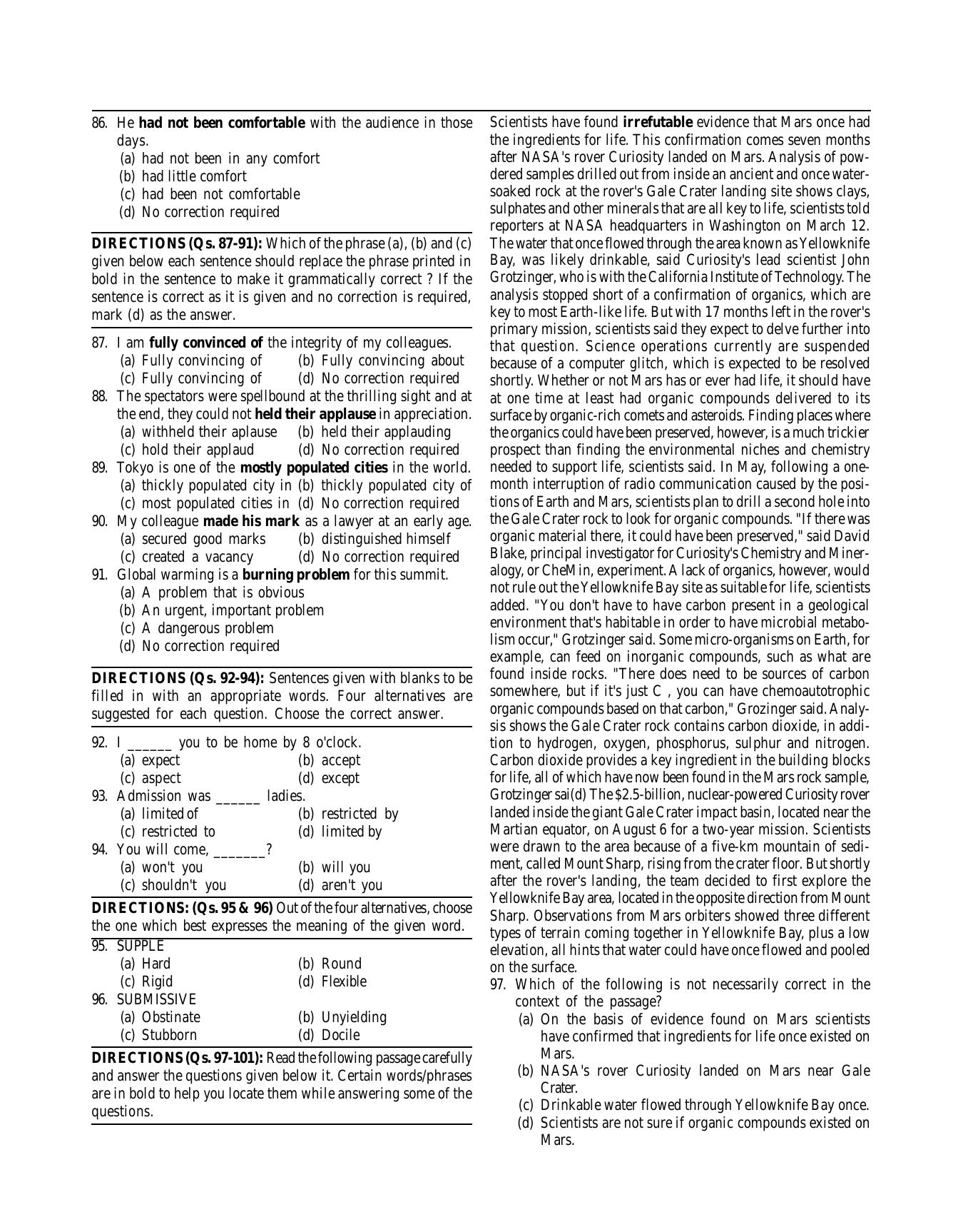 SNAP 2016 Question Paper with Solution - Page 7