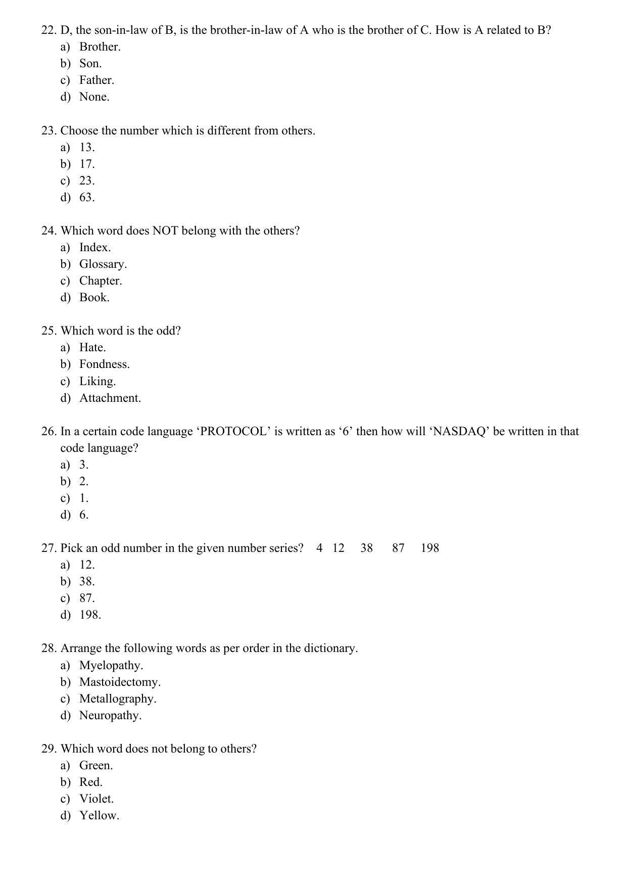 WBJEEB JEMAS (PG) 2021 MHA Question Paper - Page 5
