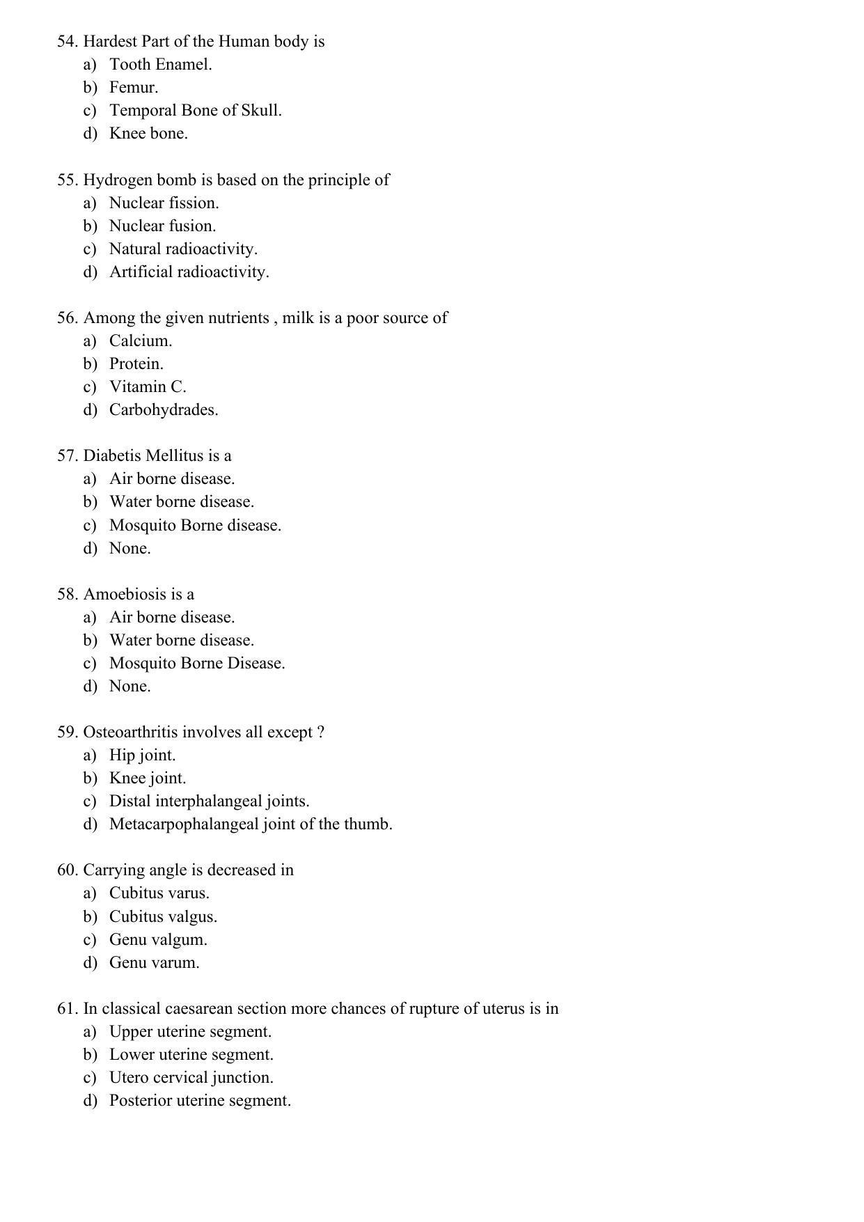 WBJEEB JEMAS (PG) 2021 MHA Question Paper - Page 9