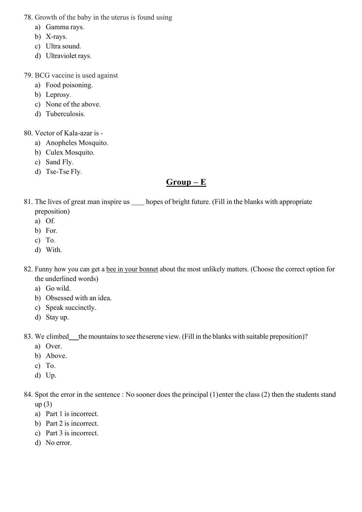 WBJEEB JEMAS (PG) 2021 MHA Question Paper - Page 12