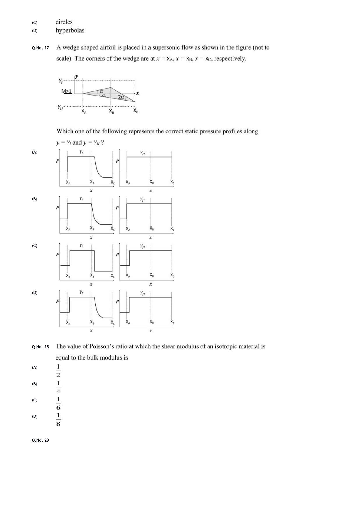 GATE 2020 Aerospace Engineering (AE) Question Paper - Page 8