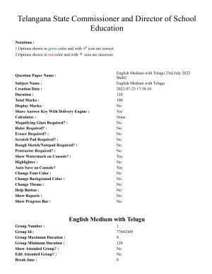 TS DEECET 2022 English Medium with Telugu 23rd July 2022 Shift 2 Question Paper