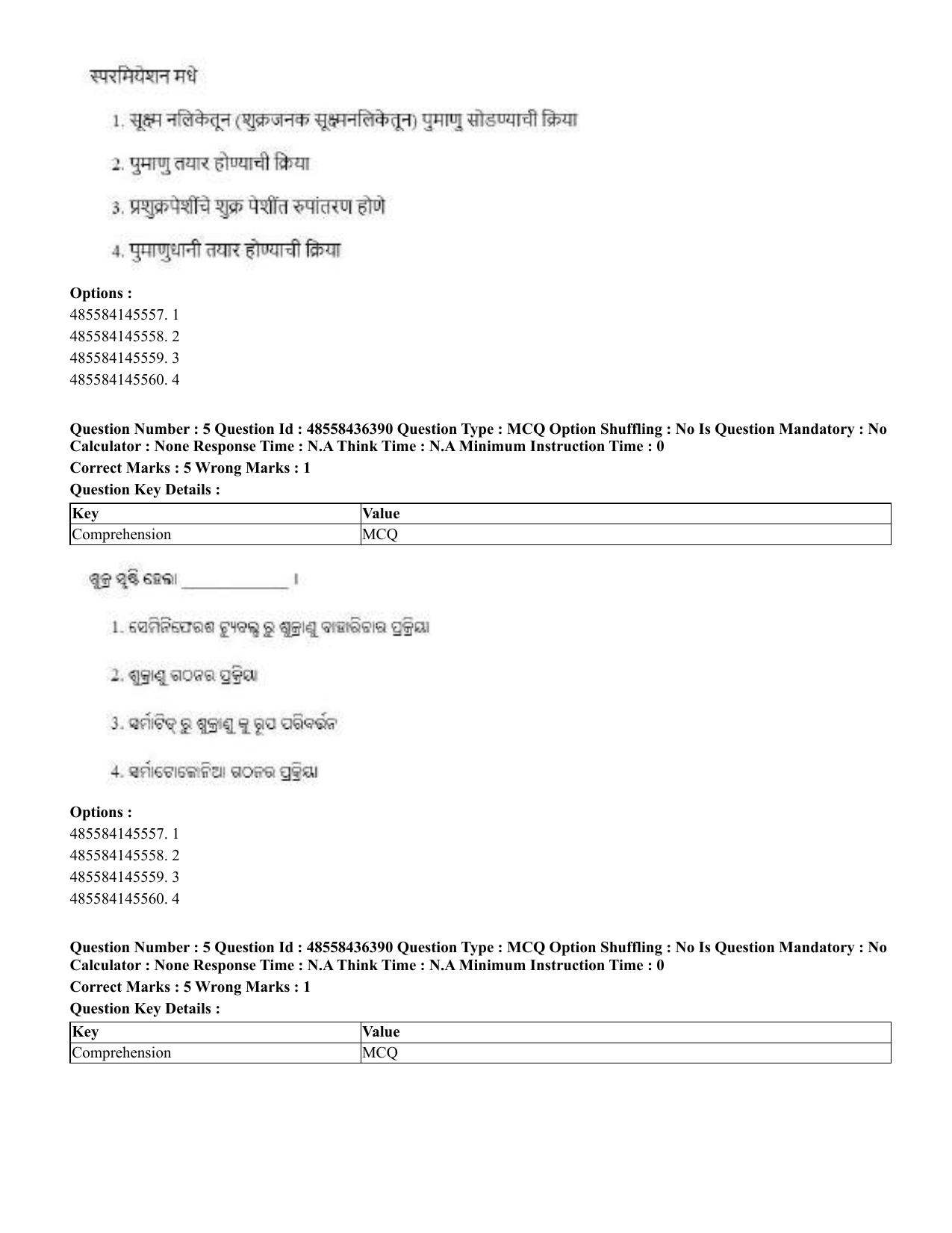 CUET 2023 International Shift 3 Question Papers - 22 June 2023 - Page 35