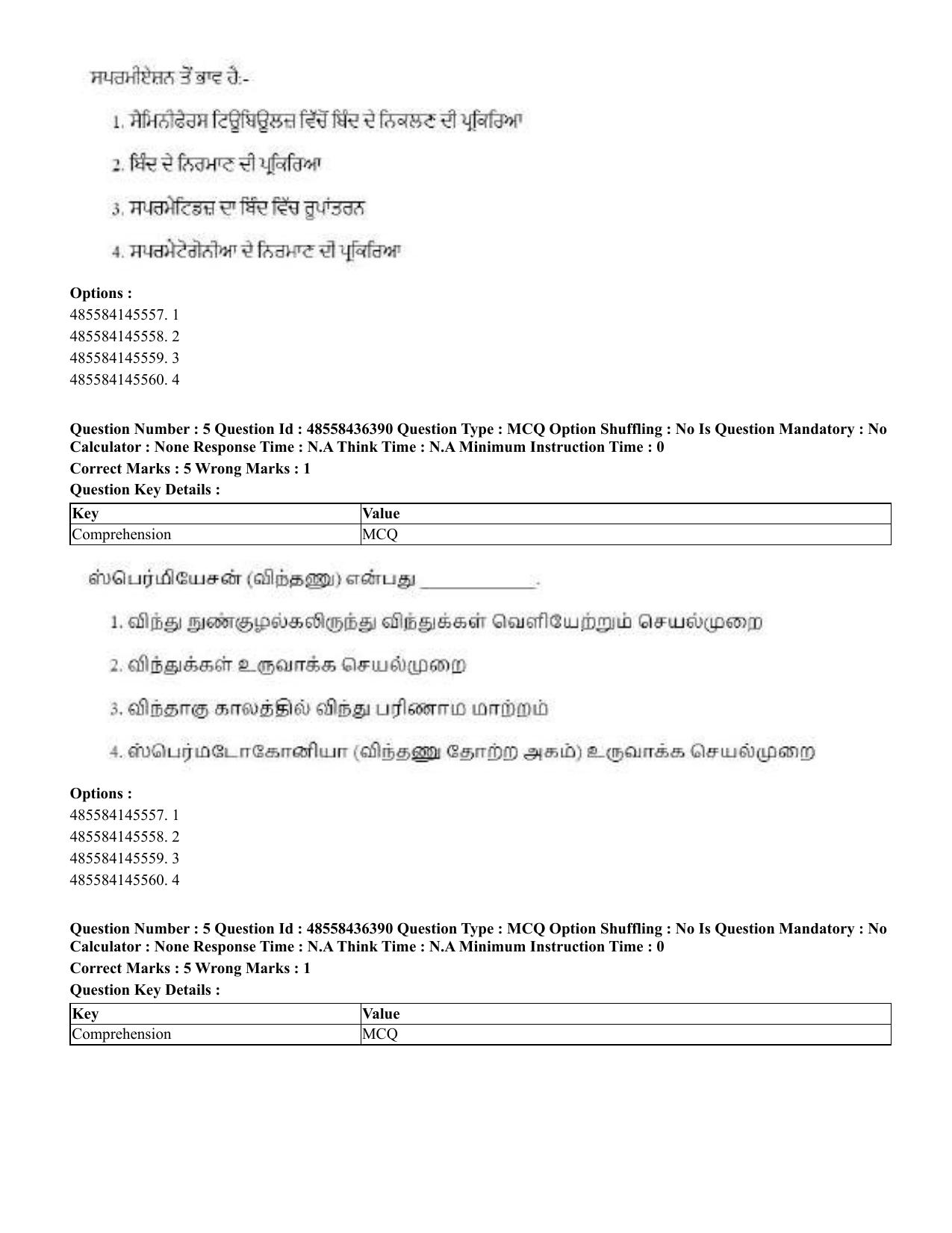 CUET 2023 International Shift 3 Question Papers - 22 June 2023 - Page 36