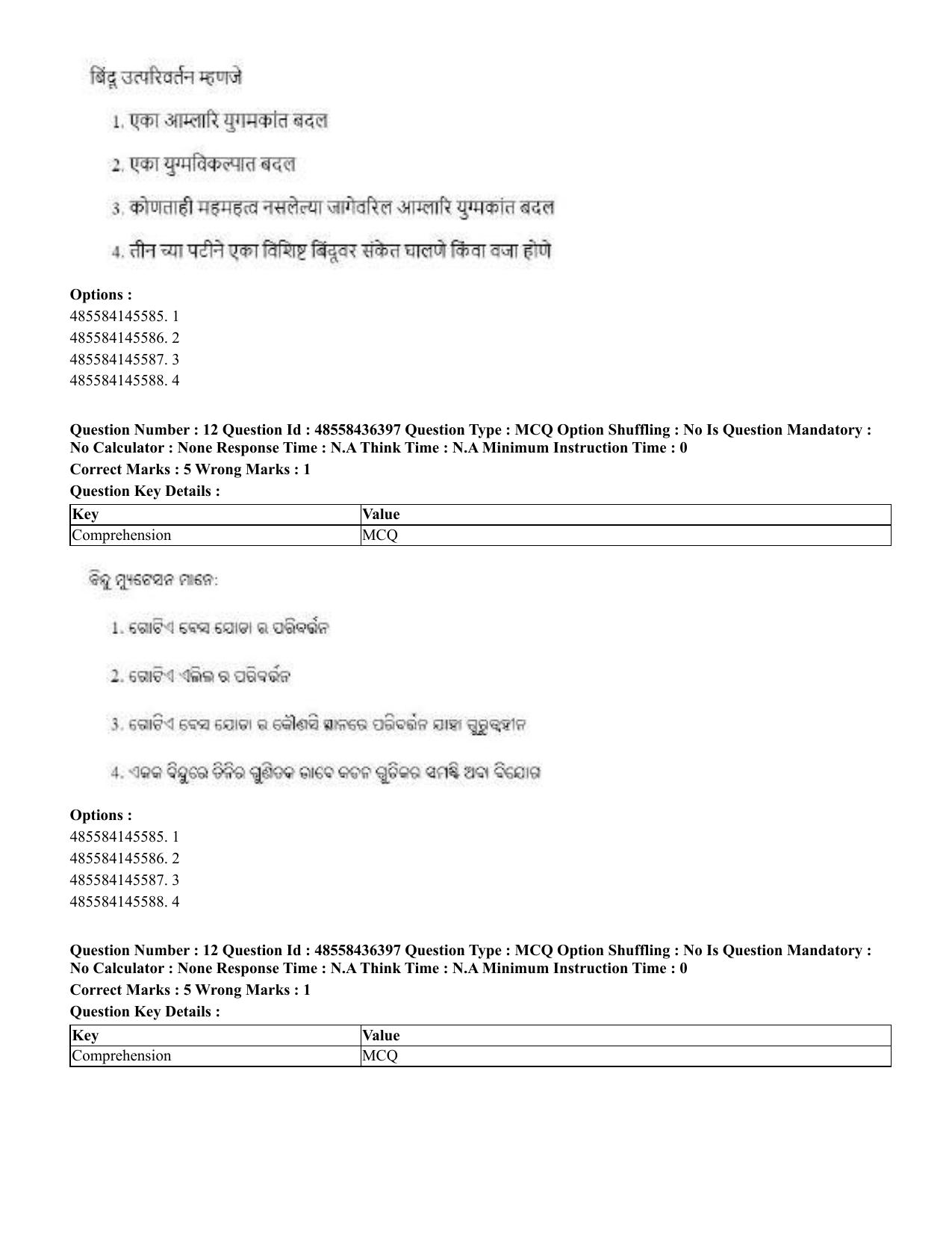 CUET 2023 International Shift 3 Question Papers - 22 June 2023 - Page 92