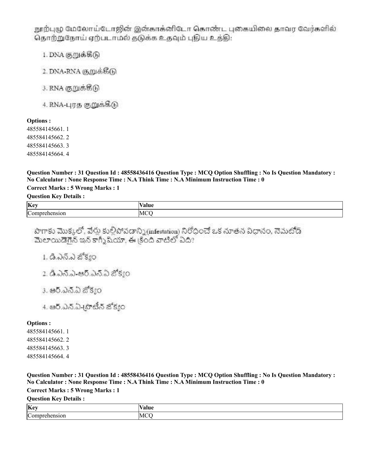 CUET 2023 International Shift 3 Question Papers - 22 June 2023 - Page 237