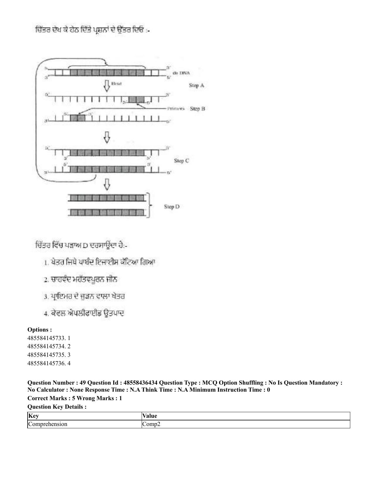 CUET 2023 International Shift 3 Question Papers - 22 June 2023 - Page 395