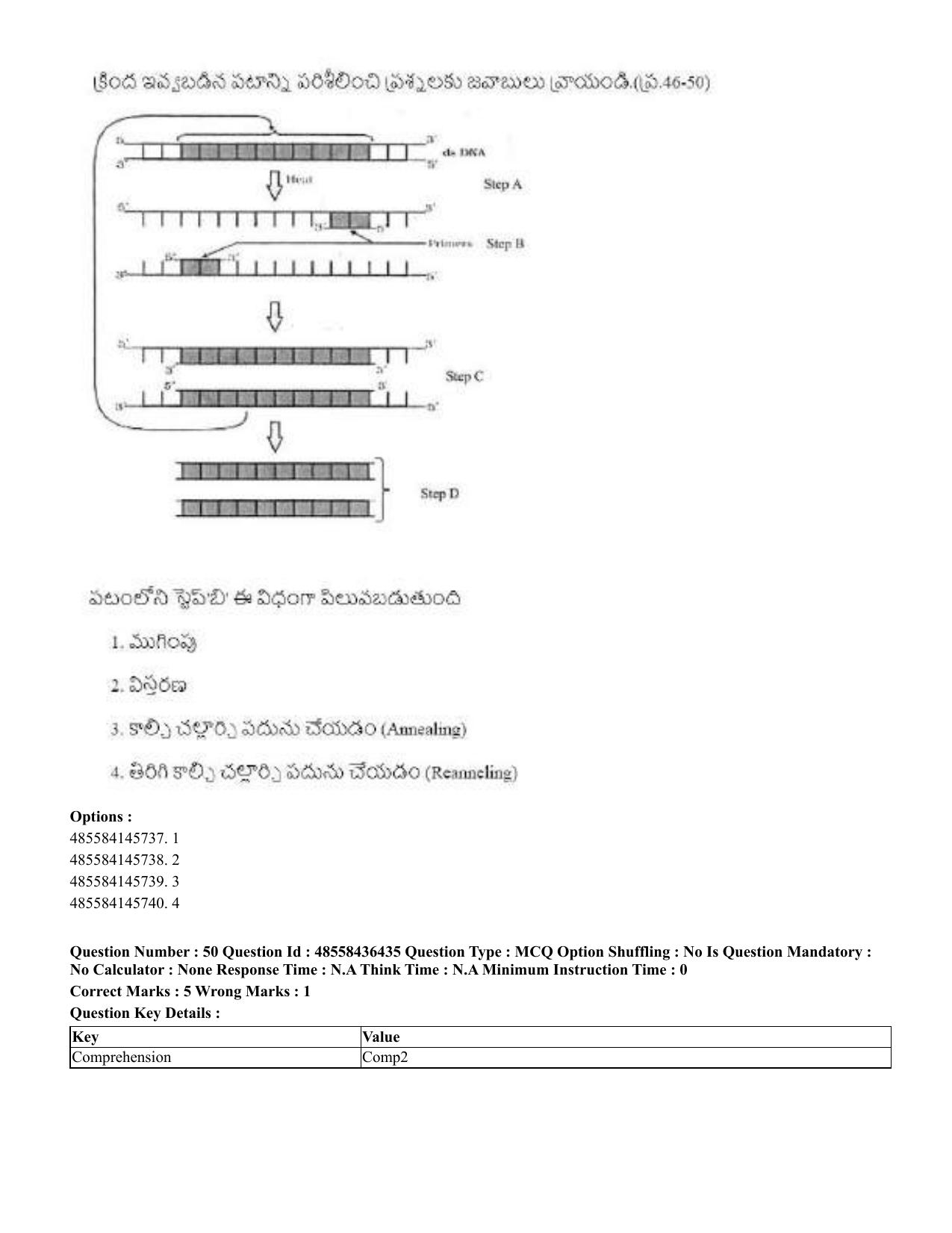 CUET 2023 International Shift 3 Question Papers - 22 June 2023 - Page 410