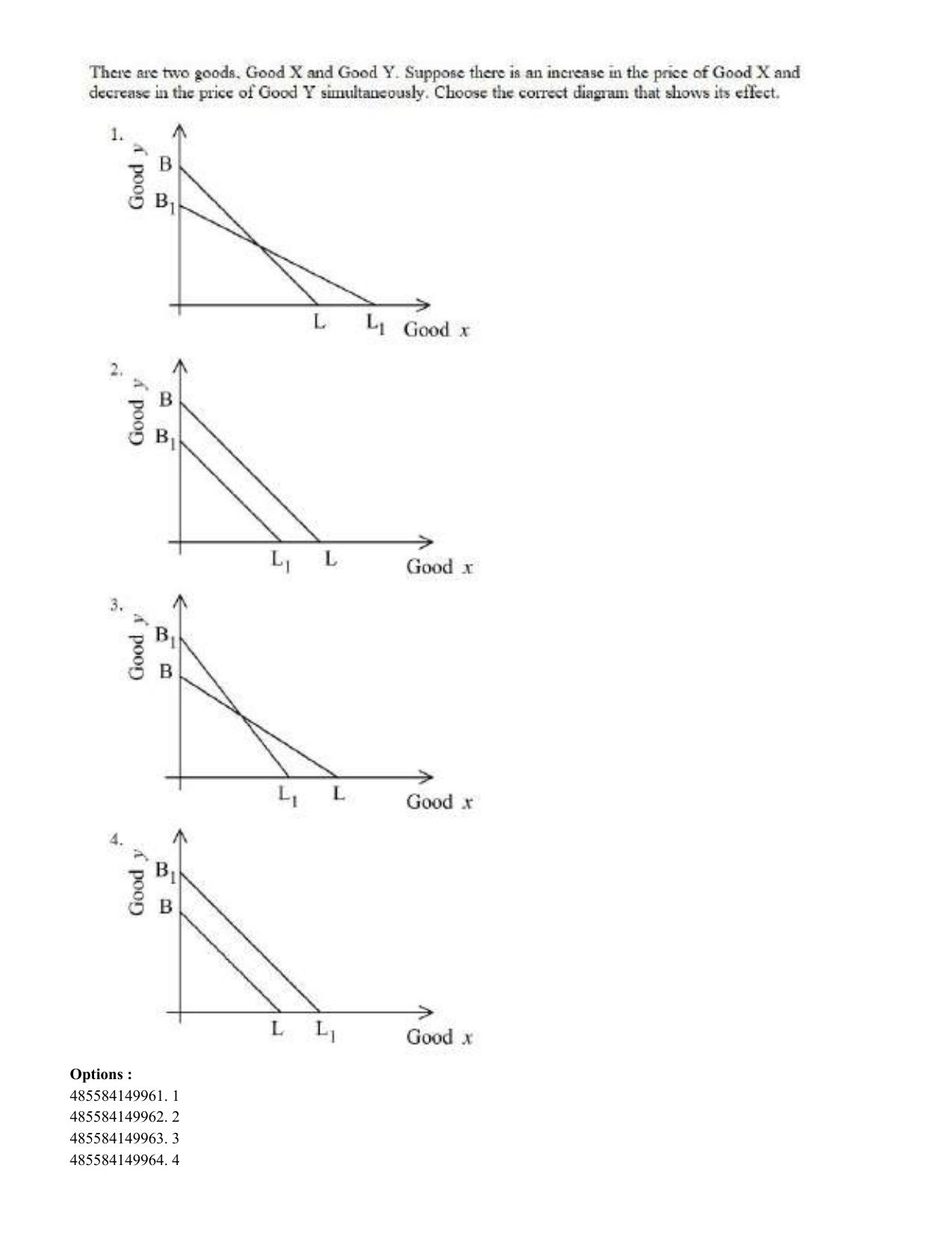 CUET 2023 International Shift 3 Question Papers - 22 June 2023 - Page 481