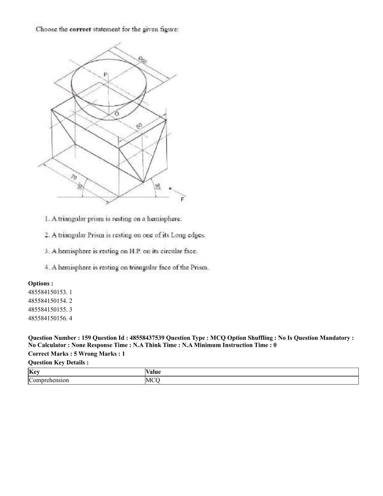 CUET 2023 International Shift 3 Question Papers - 22 June 2023 - Page 542