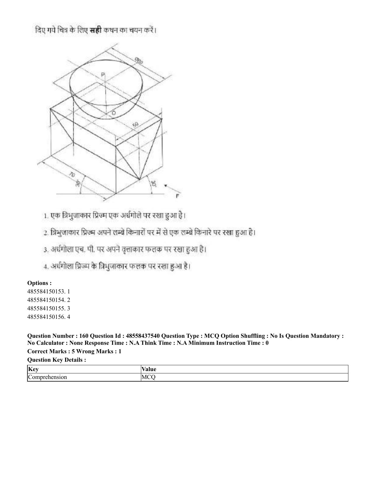 CUET 2023 International Shift 3 Question Papers - 22 June 2023 - Page 543