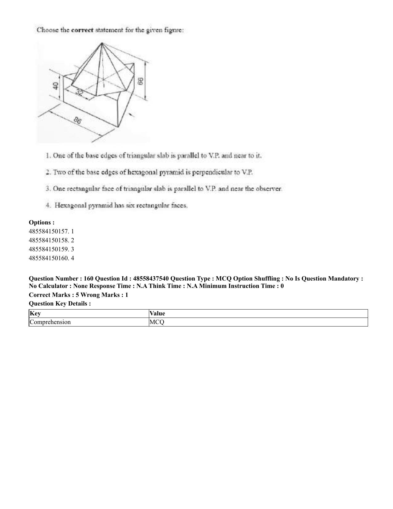 CUET 2023 International Shift 3 Question Papers - 22 June 2023 - Page 544