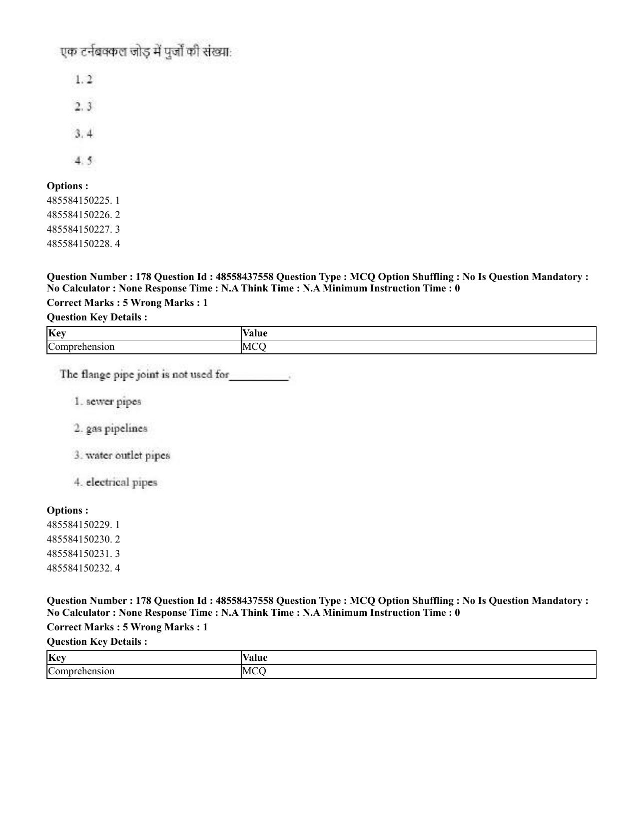 CUET 2023 International Shift 3 Question Papers - 22 June 2023 - Page 562