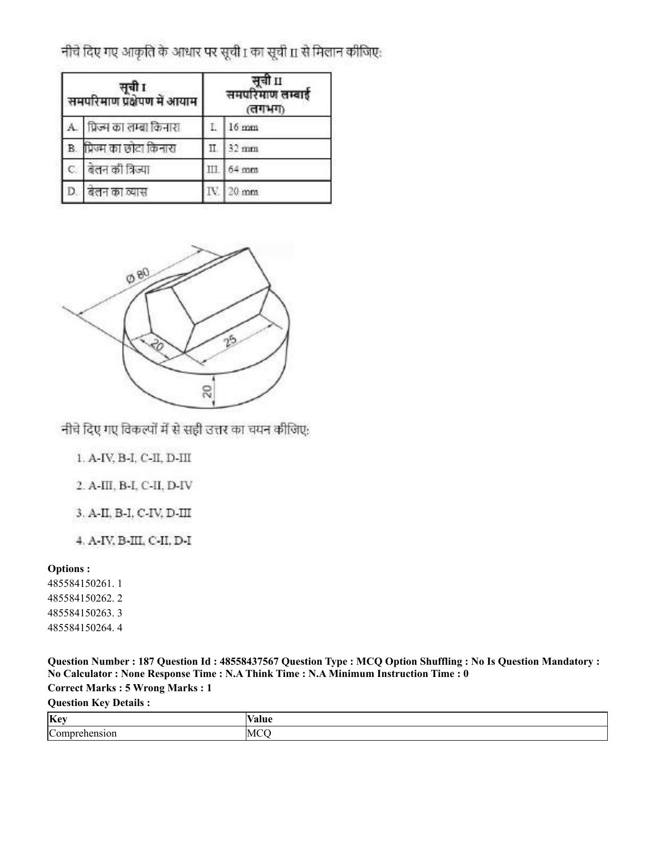 CUET 2023 International Shift 3 Question Papers - 22 June 2023 - Page 576