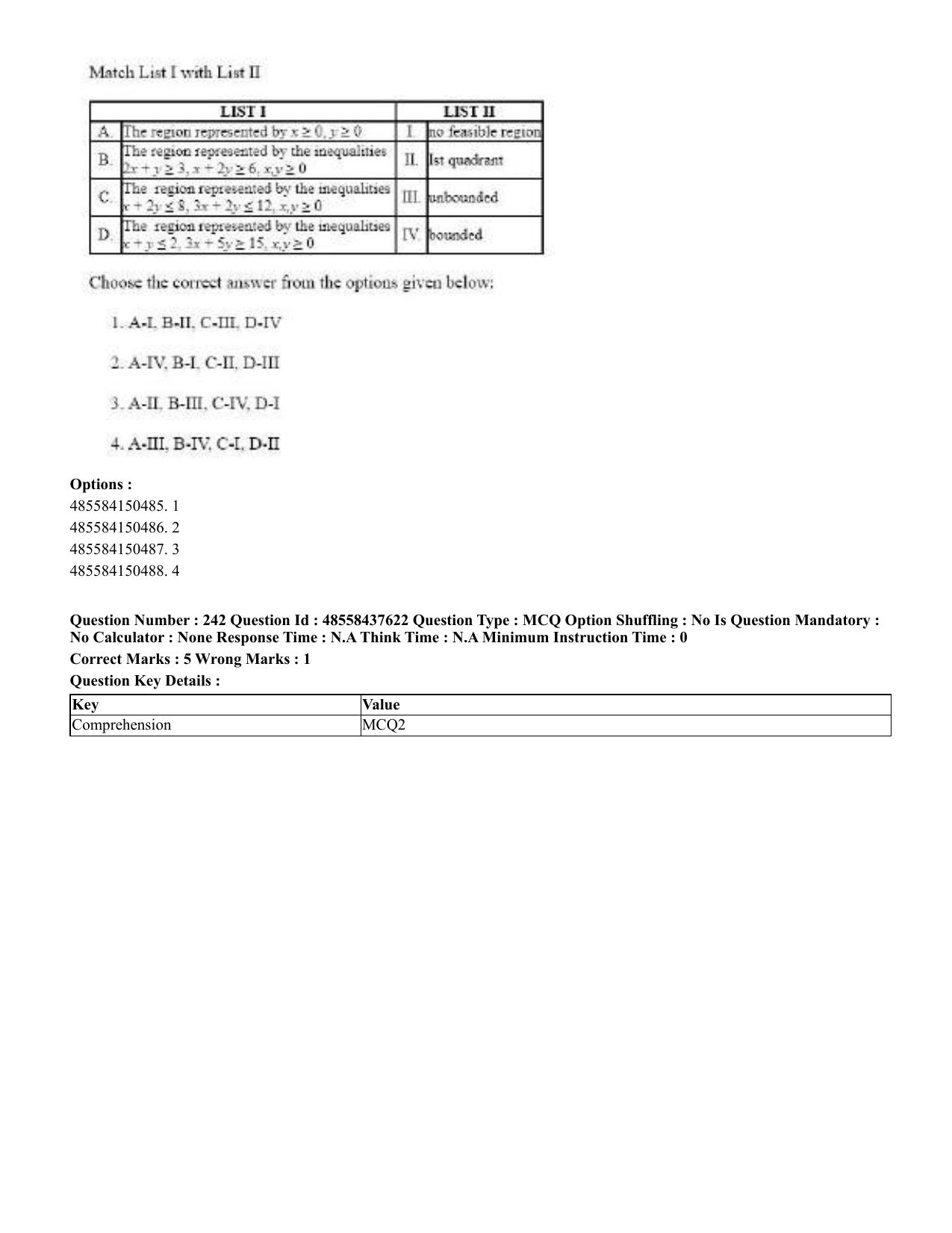 CUET 2023 International Shift 3 Question Papers - 22 June 2023 - Page 645