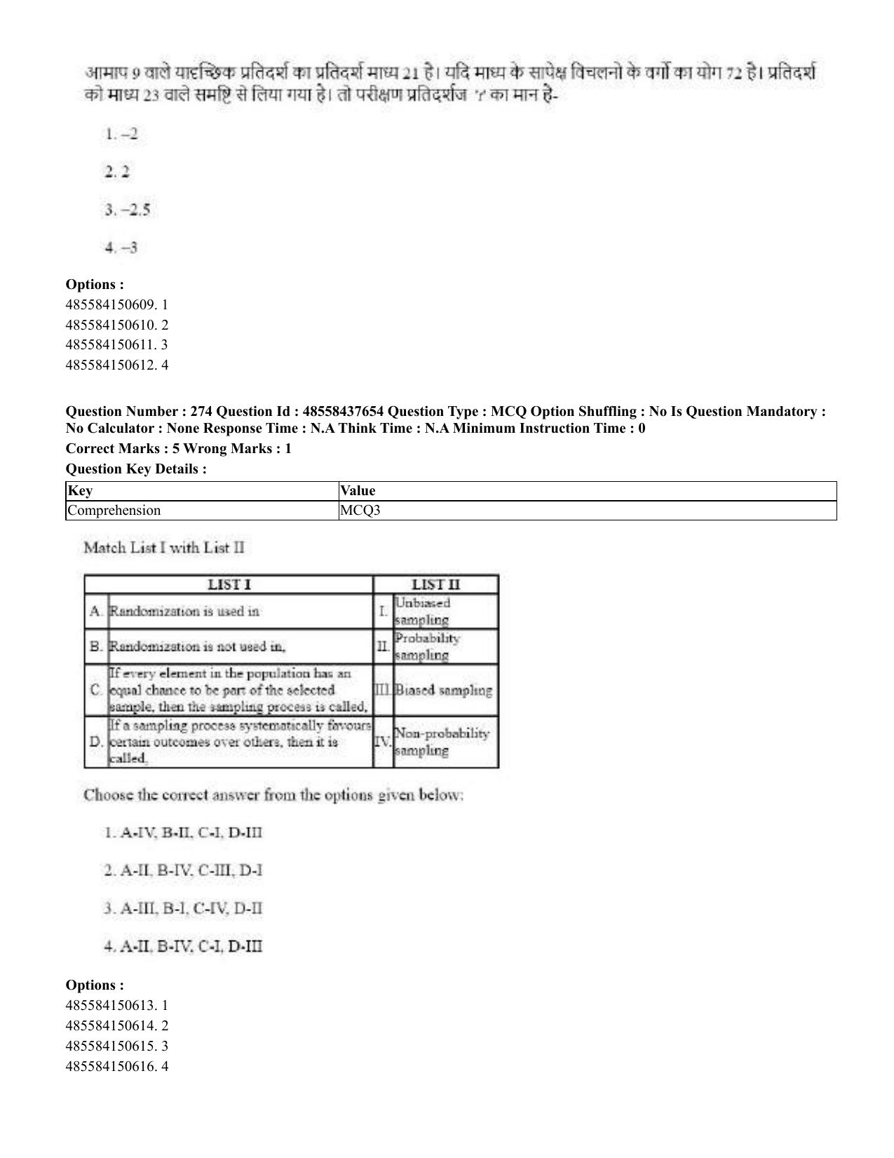 CUET 2023 International Shift 3 Question Papers - 22 June 2023 - Page 681