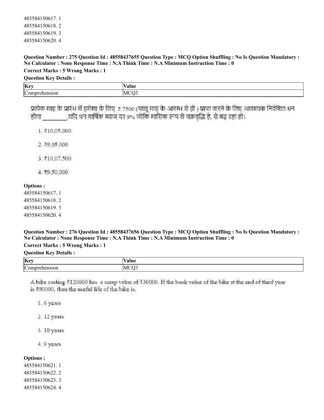 CUET 2023 International Shift 3 Question Papers - 22 June 2023 - Page 683