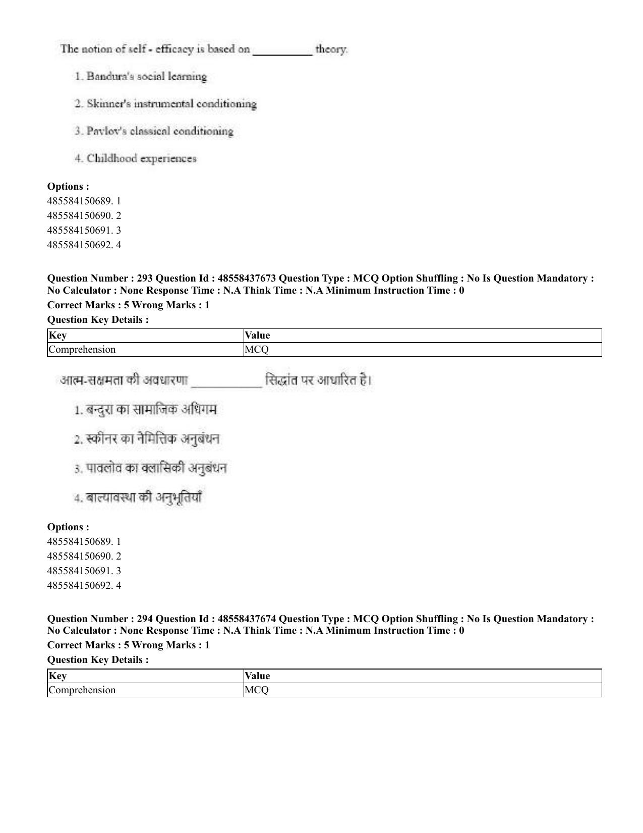 CUET 2023 International Shift 3 Question Papers - 22 June 2023 - Page 702