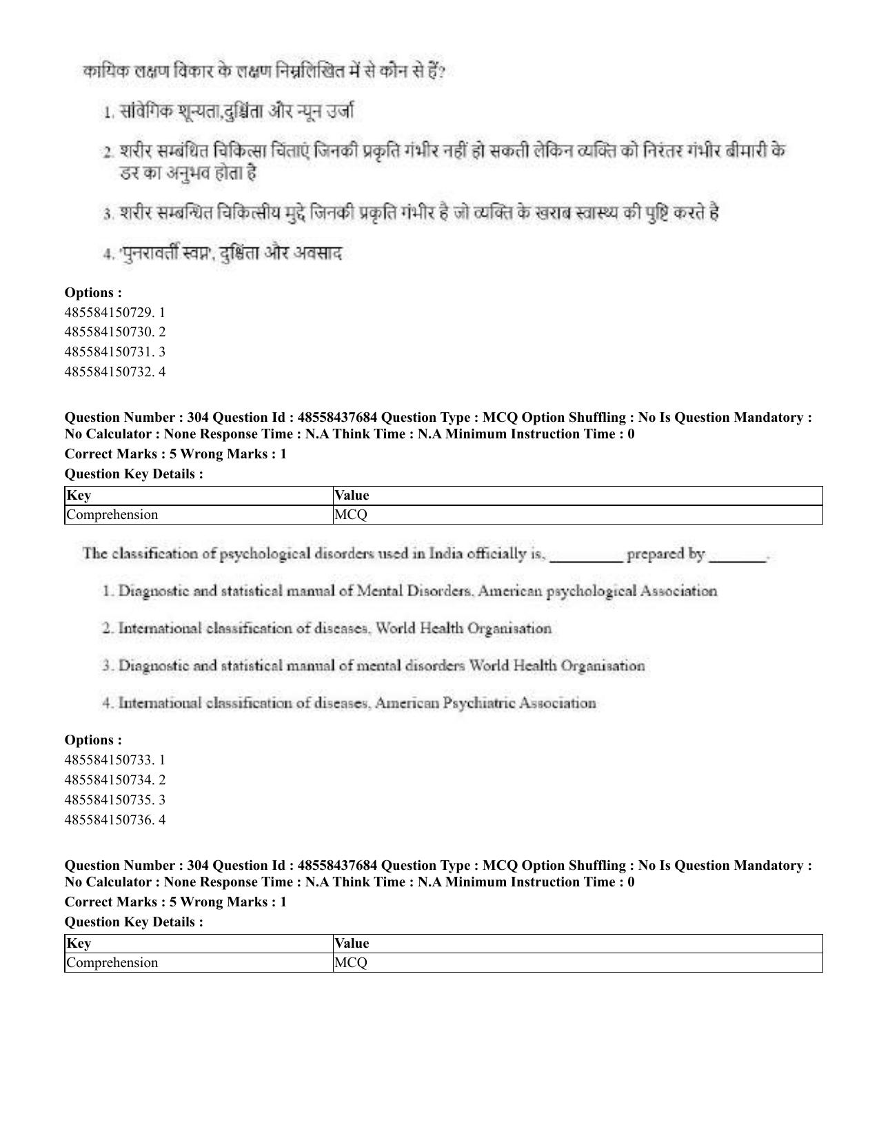 CUET 2023 International Shift 3 Question Papers - 22 June 2023 - Page 713